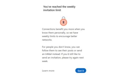 Why do you get blocked by LinkedIn?