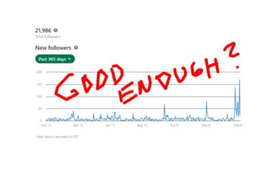 Diary of Would Be International LinkedIn Star – true numbers after 10 days trial