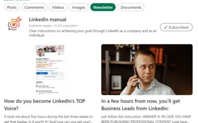 So, what are the real benefits of doing a newsletter via LinkedIn?